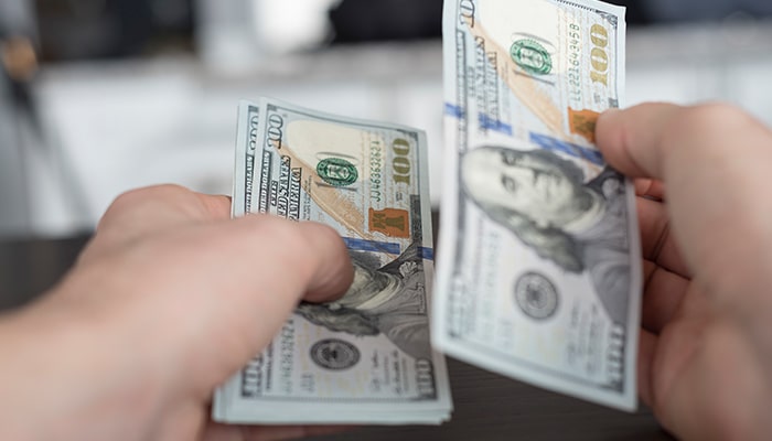 The money is always counted by hand in Las Vegas