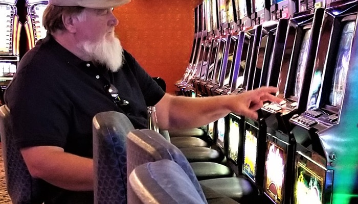 Older people like to play on slot machines