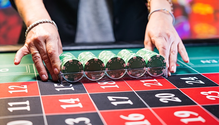 Roulette for real money in a land based casino