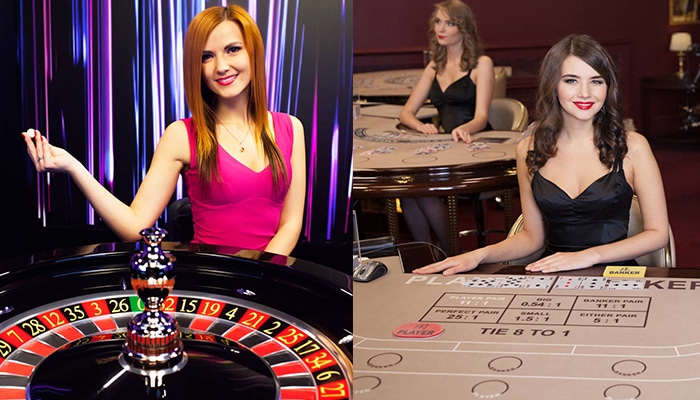 Variants of all table games are offered