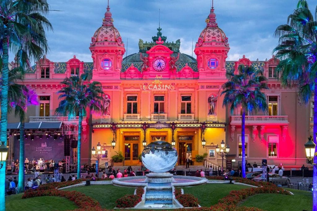 The Monte Carlo Casino in Monaco was conceived by Charles Garnier who also designed the Opéra de Paris