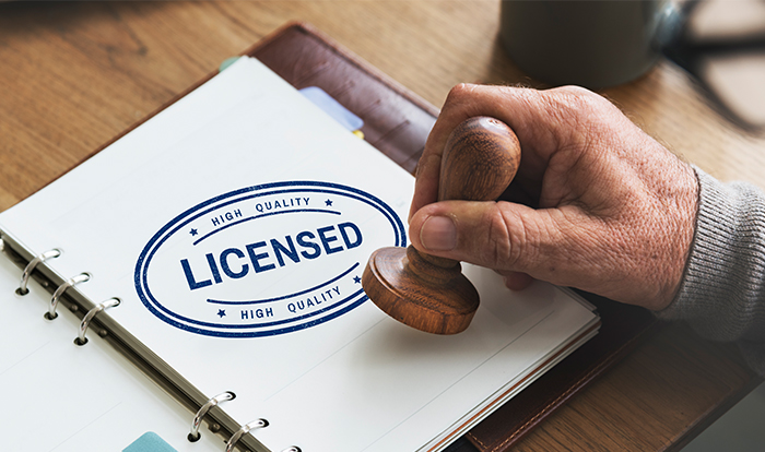 License for online gambling