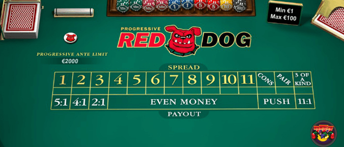 Red Dog card game