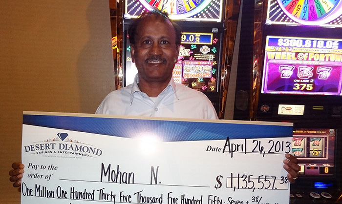 Winning a lot of money in a casino
