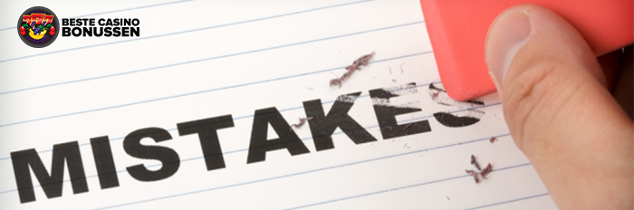 Gambling mistakes