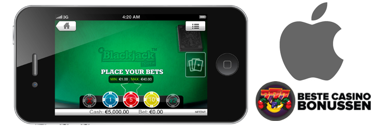 Casino games on iPhone