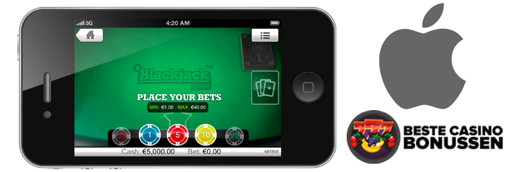 Casino games on iPhone