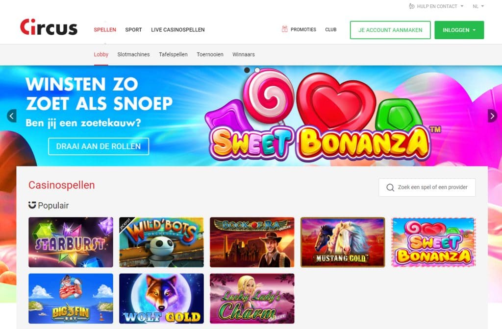 Circus - Casino games