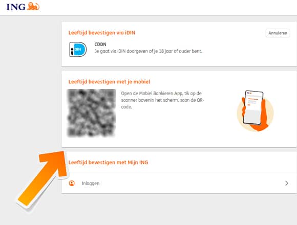 Tombola step 4 IDIN check