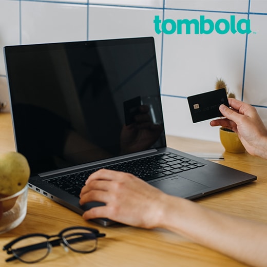 Deposit money tombola logo