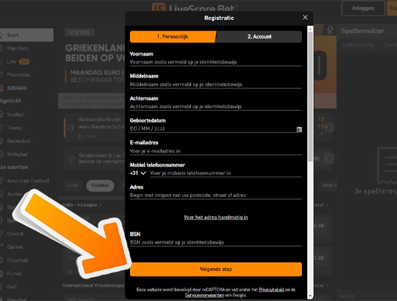 registration livescore bet