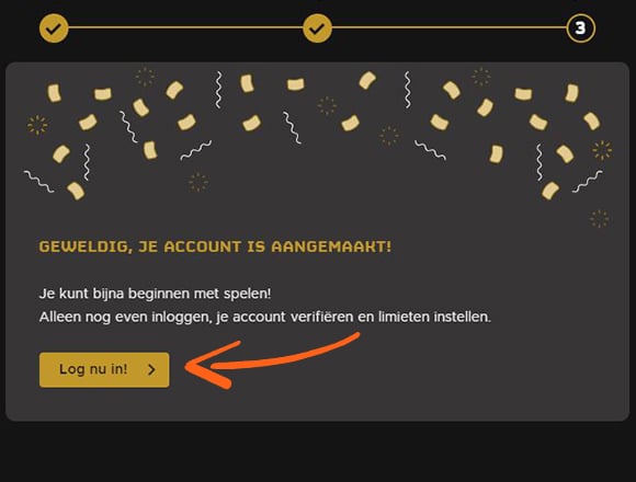 log in
