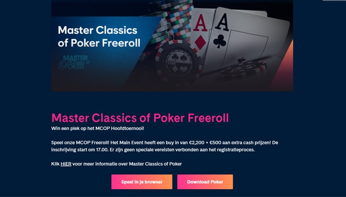 Holland Casino Master Classics of Poker