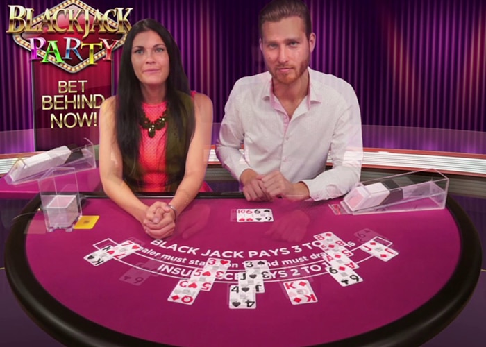 Blackjack Party with two dealers