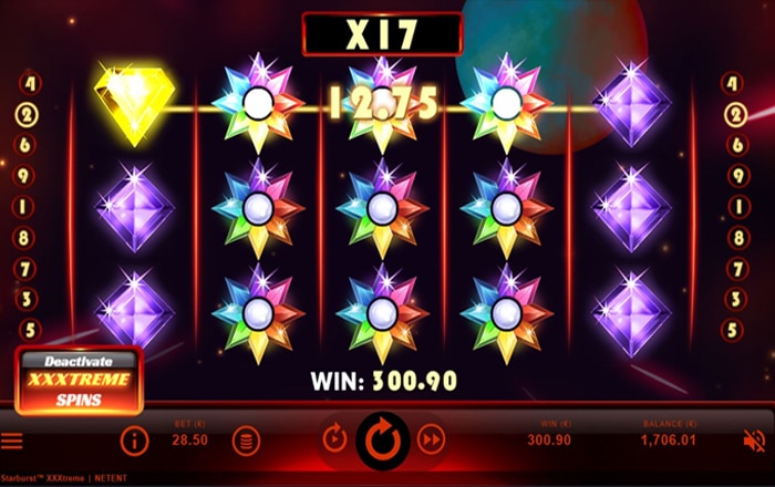 Big prizes at Starburst XXXTREME
