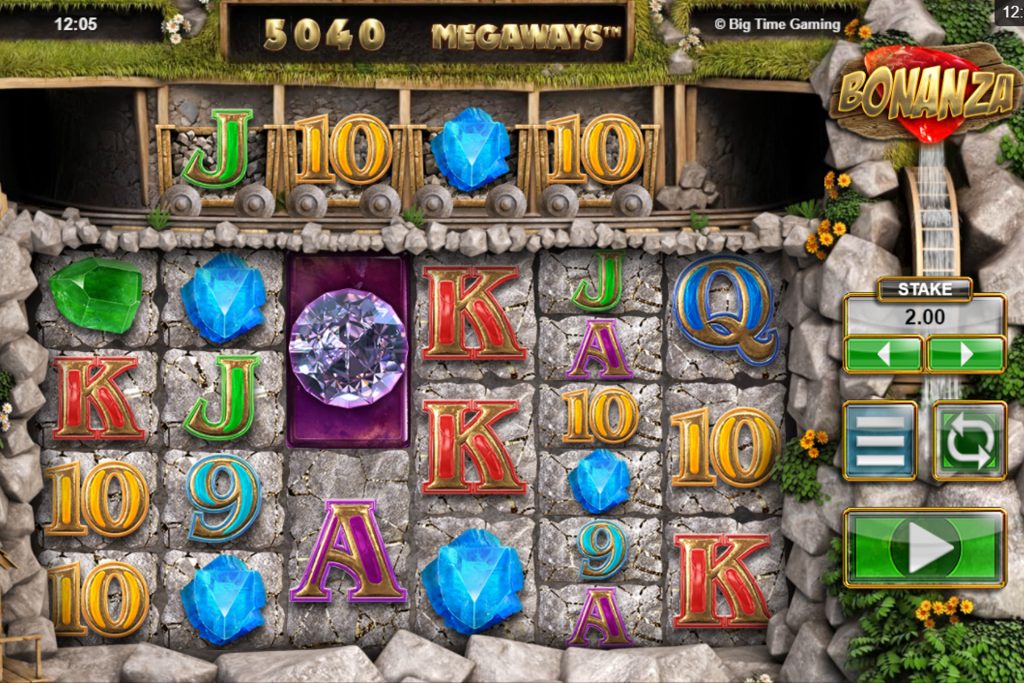 Bonanza slot machine from Big Time Gaming