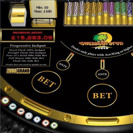 Caribbean Stud Poker Jackpot