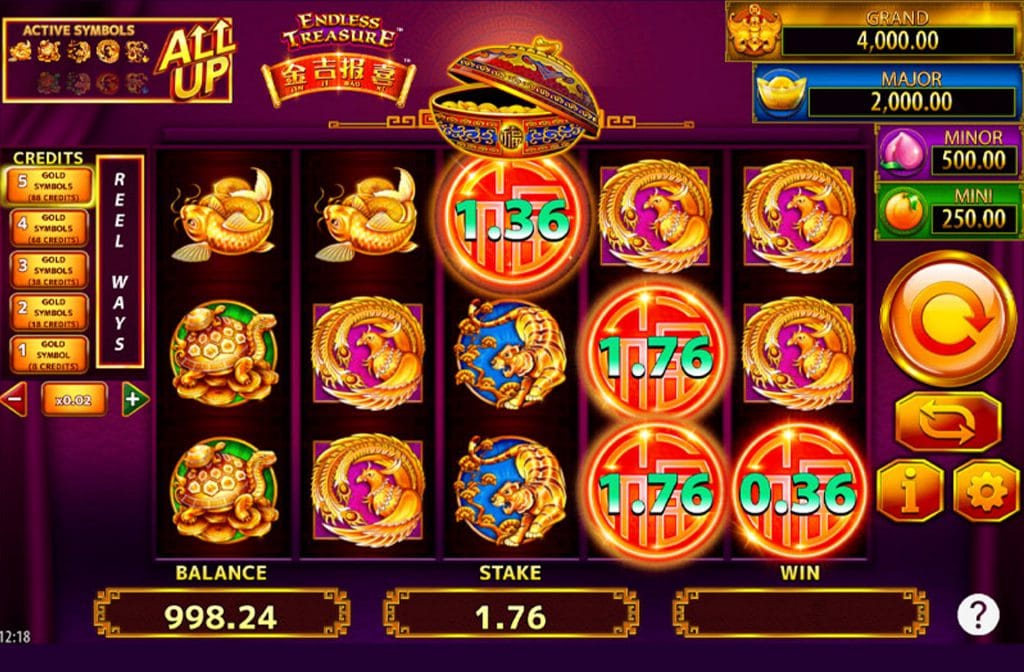 Within Jin Ji Bao Xi Endless Treasure, there are nice bonuses to be earned