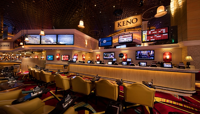 American casinos have entire Keno sections