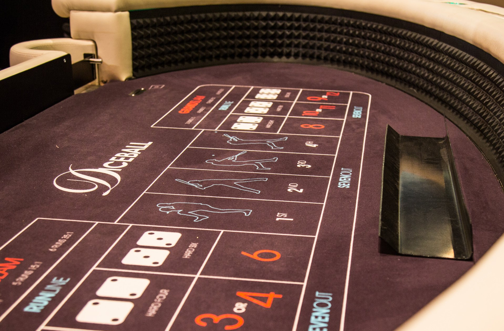The diceball table