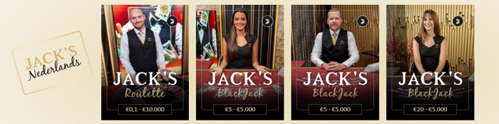 exclusieve jacks live spellen