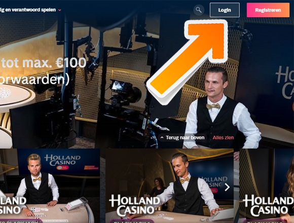 spelen in live casino