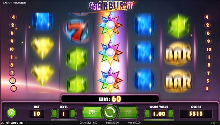 Starburst Gameplay