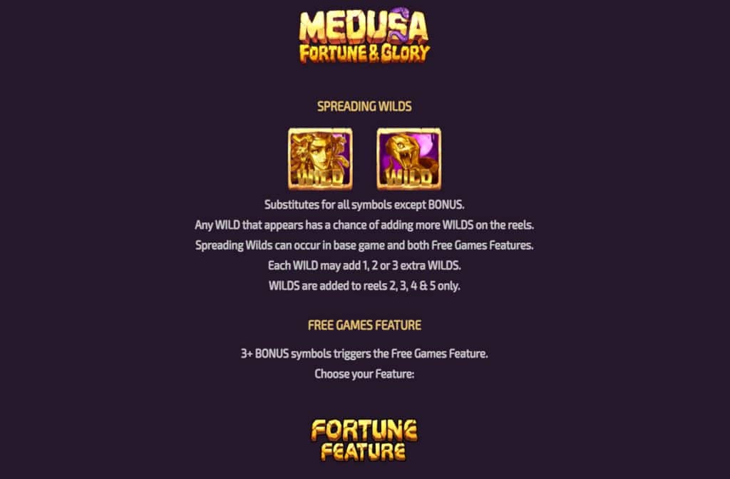 There are several additional features present with this slot. In the prize table you can see what these are worth.