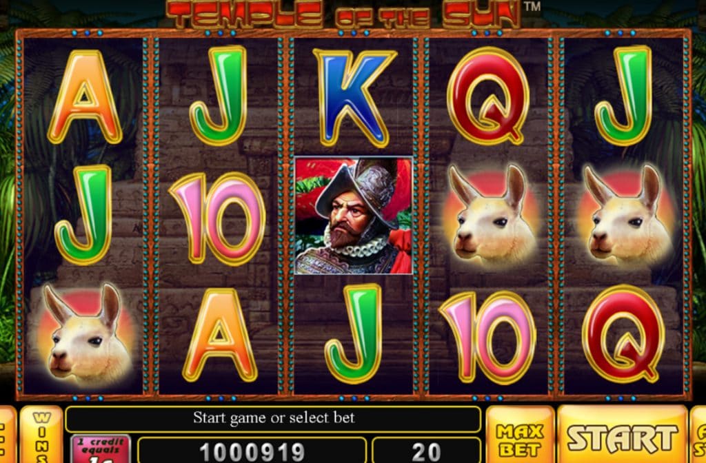 Temple of the Sun also belongs to the classic slots
