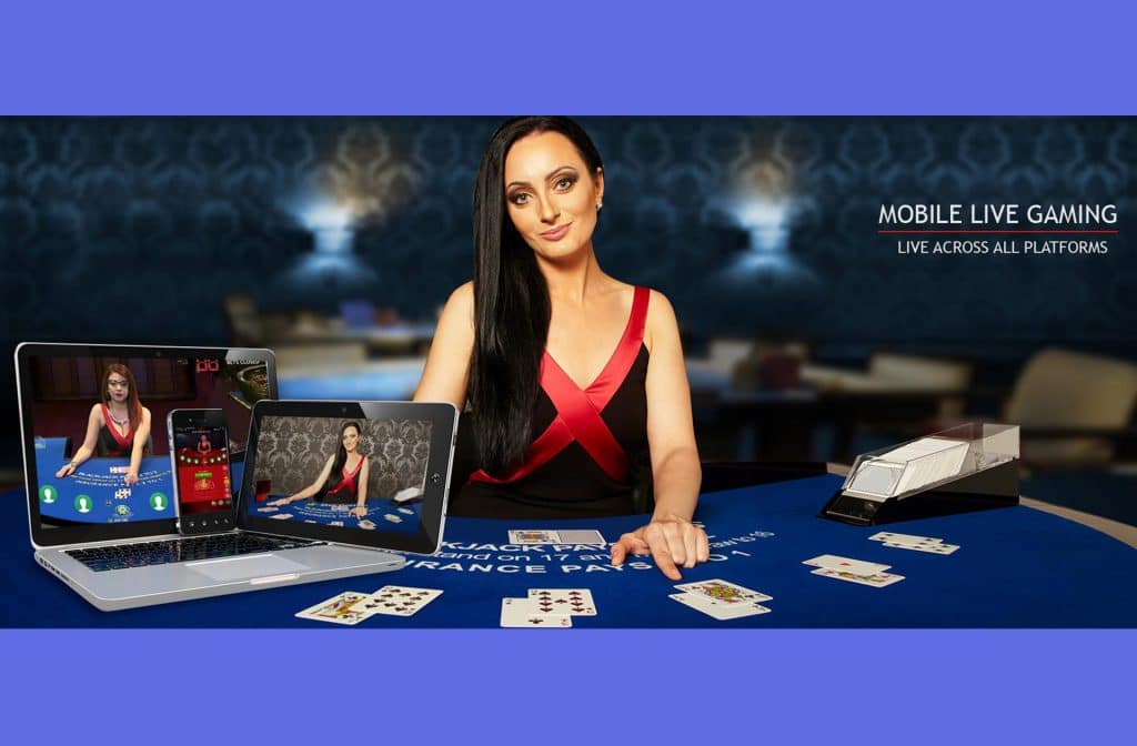 The camera images at blackjack make you feel like you're in a real casino