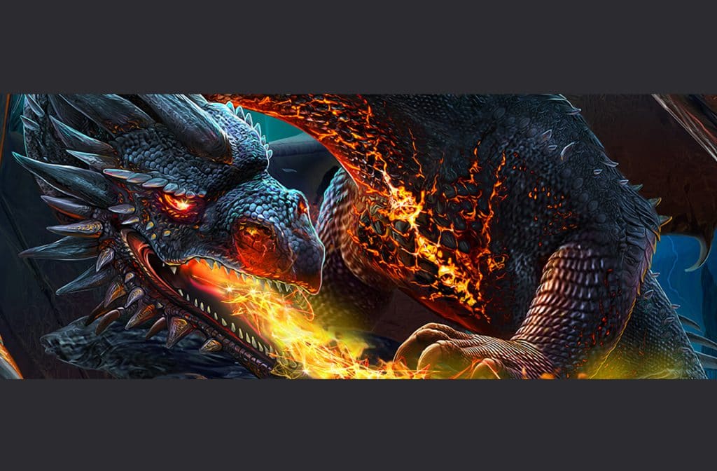 The slot Super Dragons Fire from MrSlotty is a colorful slot with very good graphics