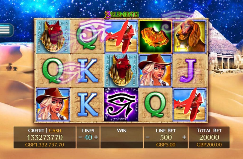 This slot from Fuga Gaming has no less than 40 paylines