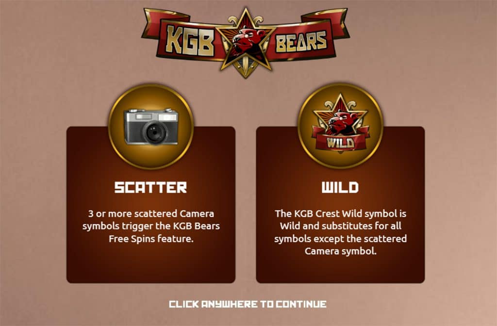 KGB Bears is a very popular slot machine from The Games Company