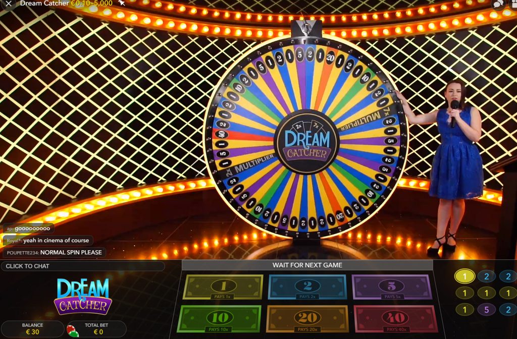 Dream Catcher ®Evolution Gaming