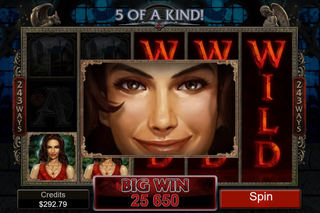 Big win with 5 of a kind