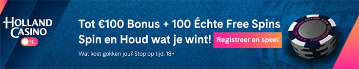 Welcome bonus casino holland casino