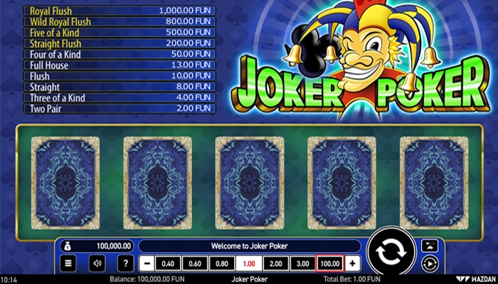 Joker Poker video poker