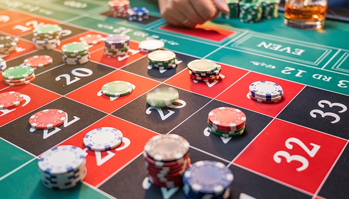 Roulette in a land based casino