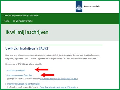 Register cruks 2