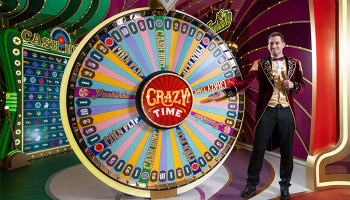 Crazy Time is a hugely popular game show from Evolution Gaming