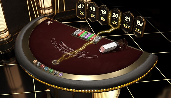 Lightning Blackjack as a First Person Game