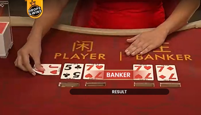 Baccarat table