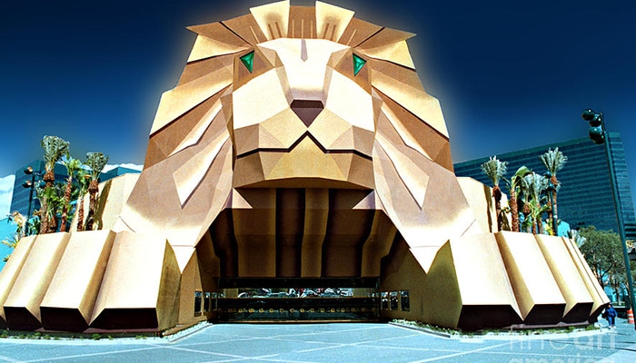 The original entrance to MGM