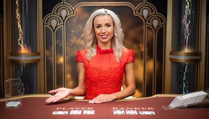 Baccarat can also be played live online