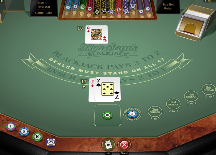 High Strokes Blackjack
